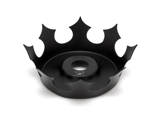 regal-crown-kohleteller-alu-schwarz-matt image 1