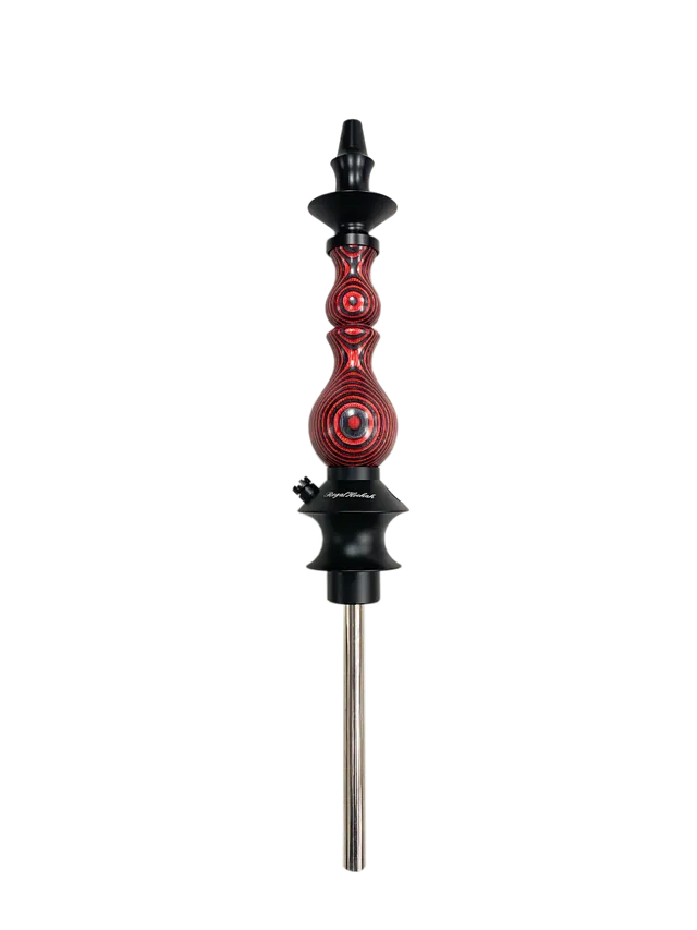 regal-bishop-dymondwood-red-shisha-edelstahl-weitdurchzug image 1