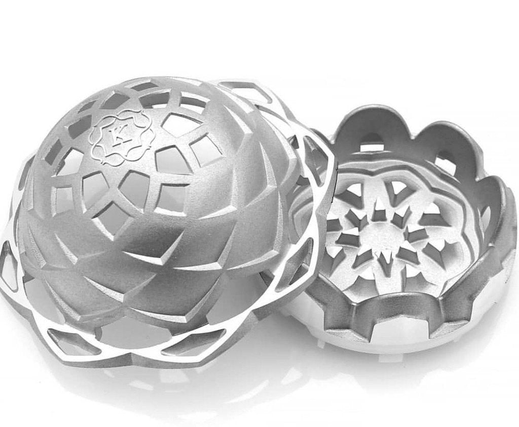kaloud-lotus-ii-hmd-smokebox-aufsatz-silber-alu image 2