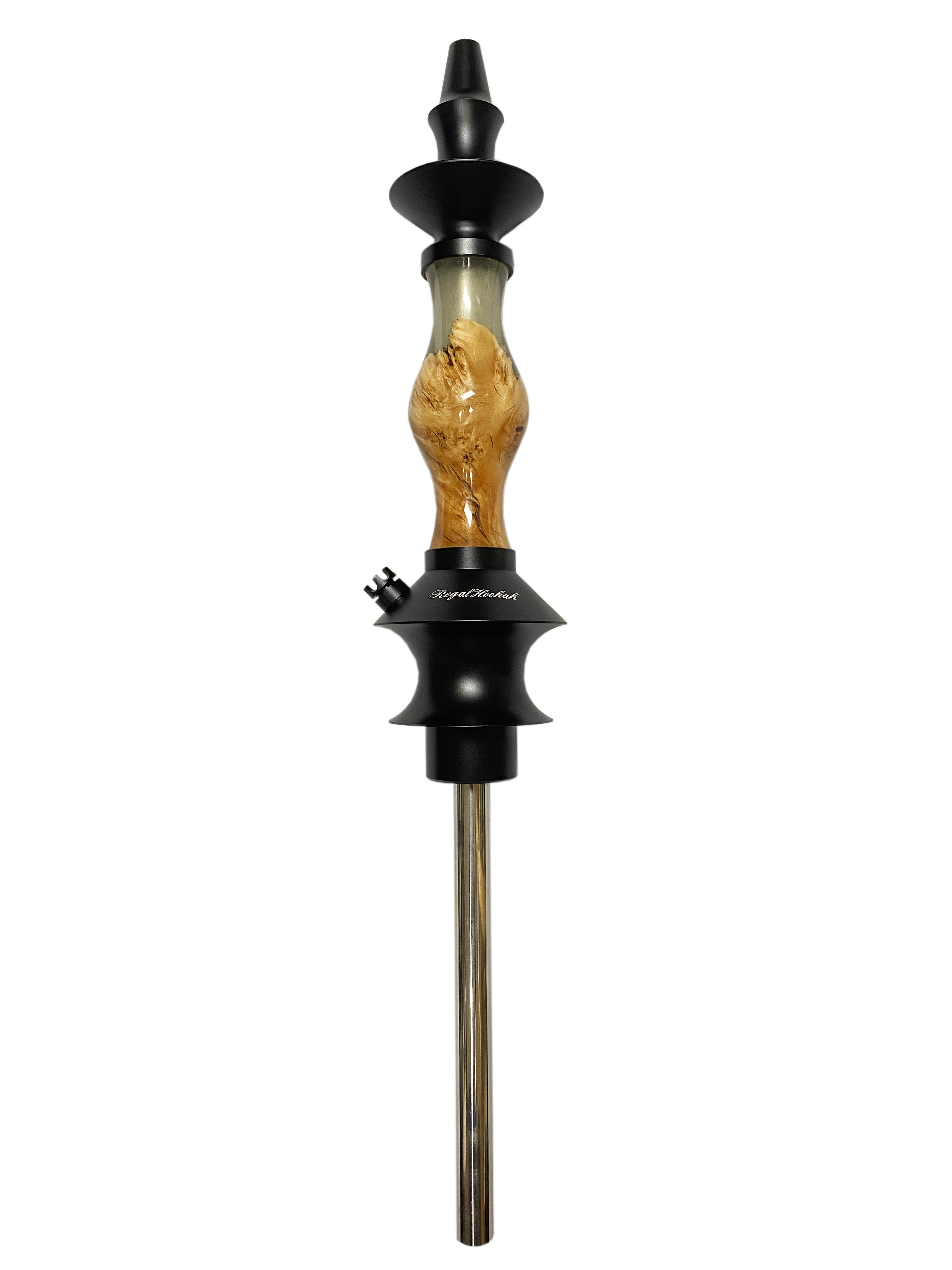 regal-joker-burl-epoxy-green-shisha-edelstahl-holz image 1