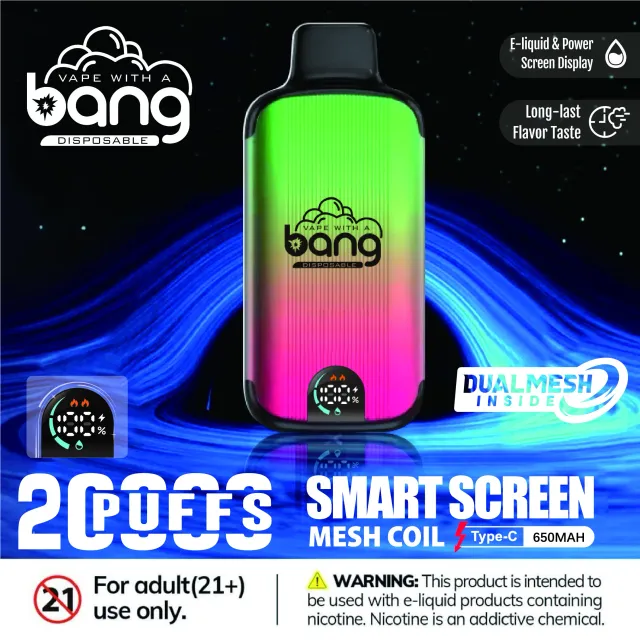 bang-20000-einweg-vape-dual-mesh-smart-screen image 1