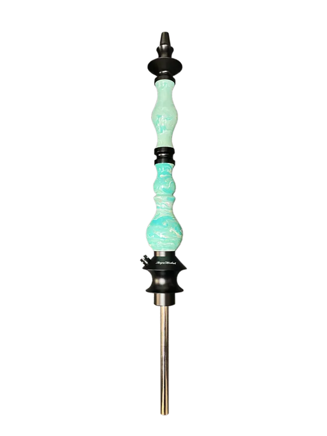 regal-queen-blue-white-swirl-shisha-edelstahl-holz image 1