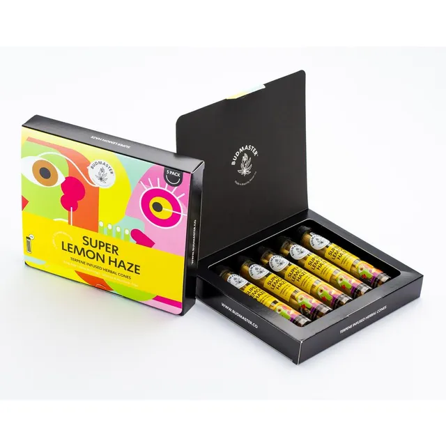 budmaster-blunt-cones-super-lemon-haze-cones-5er-tabakfrei image 1