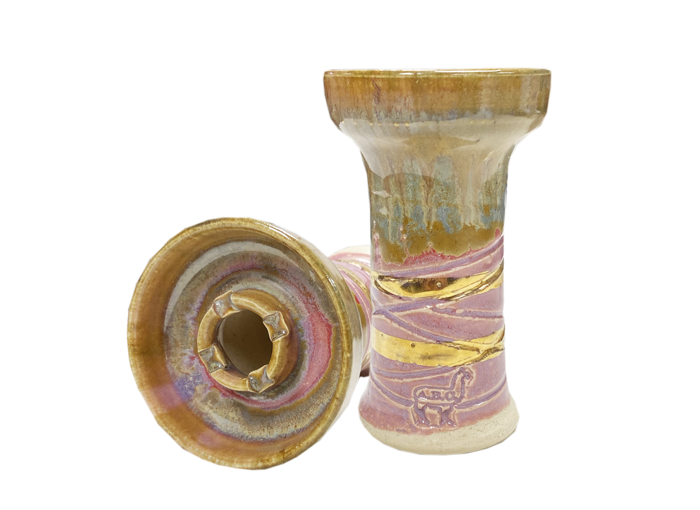 alpaca-mini-rook-18k-gold-bowl-shisha-kopf-10-15g image 1