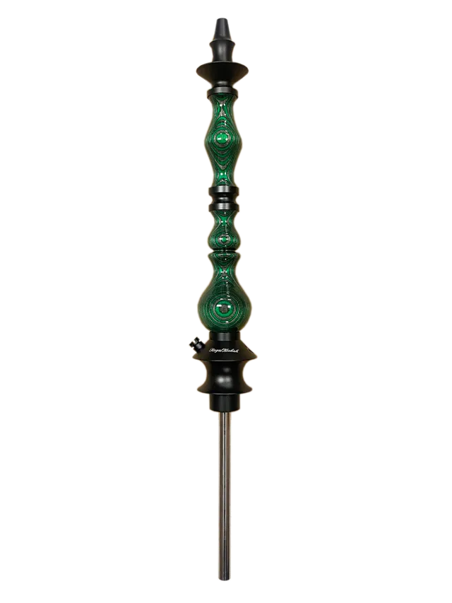 regal-king-dymondwood-green-shisha-edelstahl-holz image 1