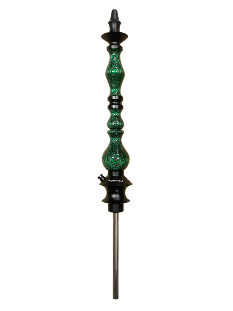 regal-king-dymondwood-green-shisha-edelstahl-holz image 1