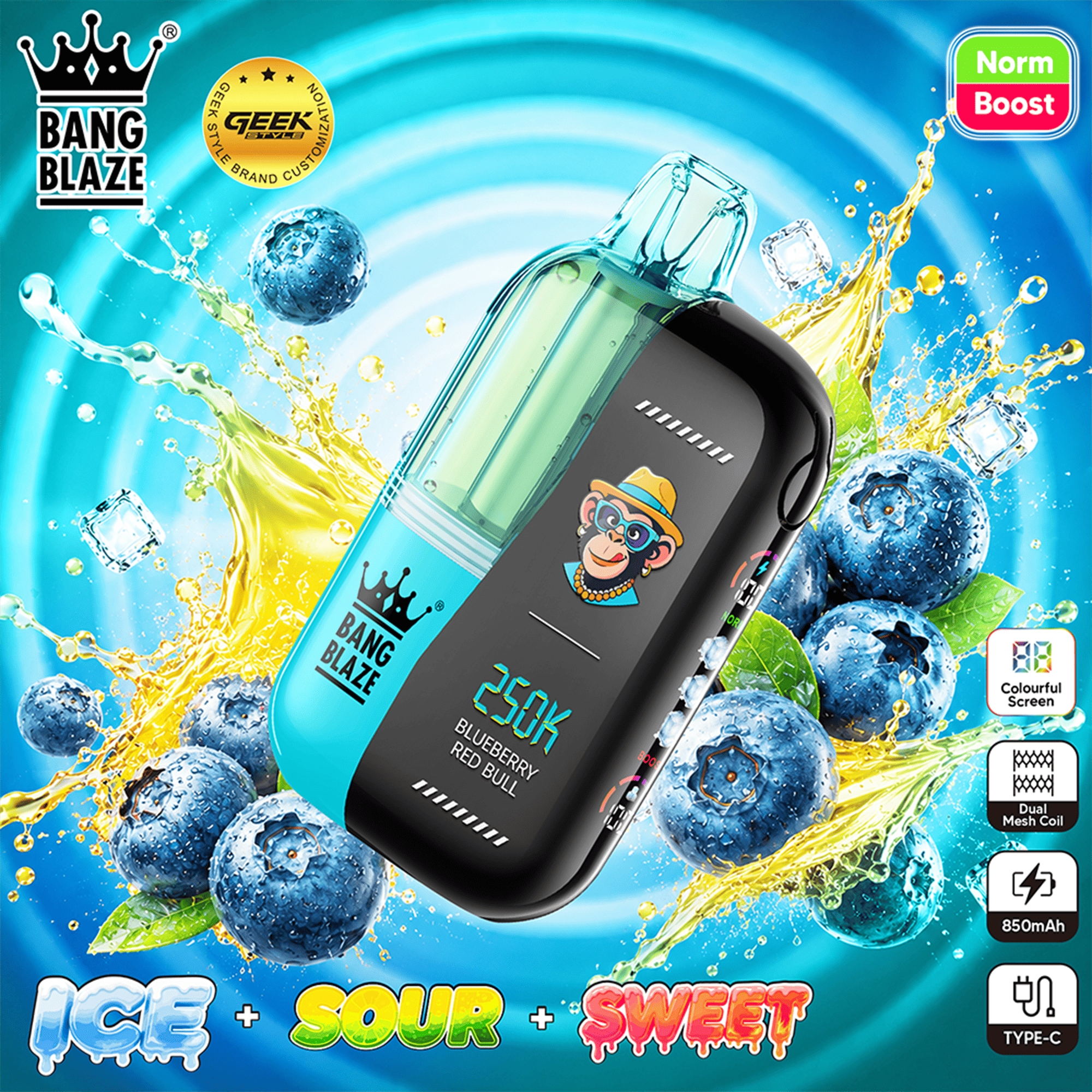bang-blaze-250k-einweg-vape-23ml-dual-chamber-airflow image 4
