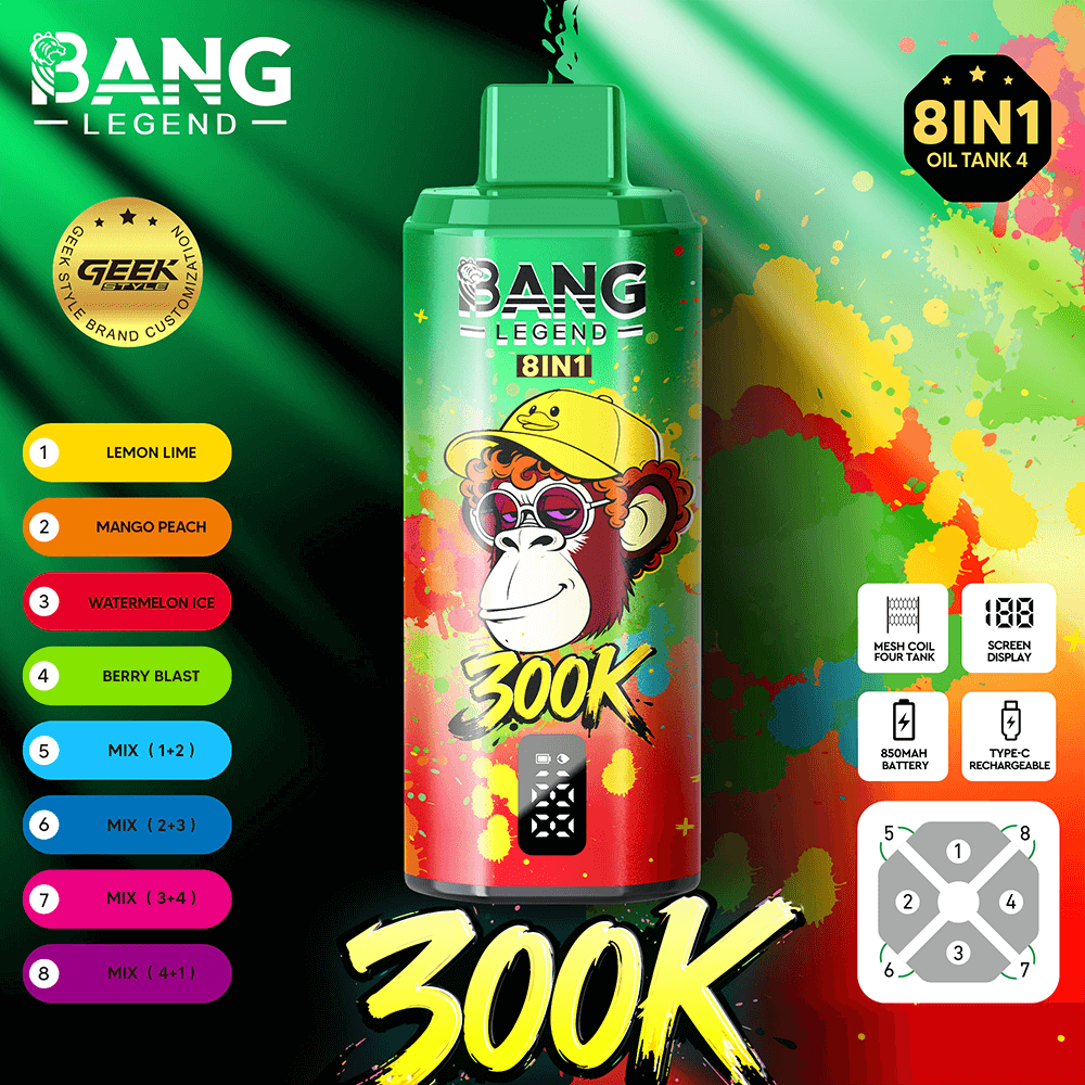 bang-vape-bang-legend-geek-300k-einweg-vape-8-in-1-300000 image 5