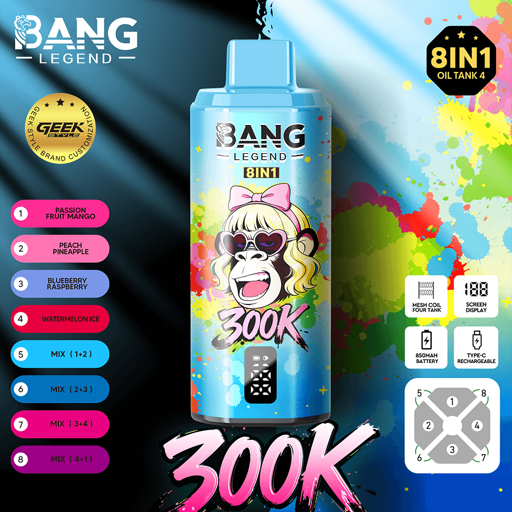 bang-vape-bang-legend-geek-300k-einweg-vape-8-in-1-300000 image 7