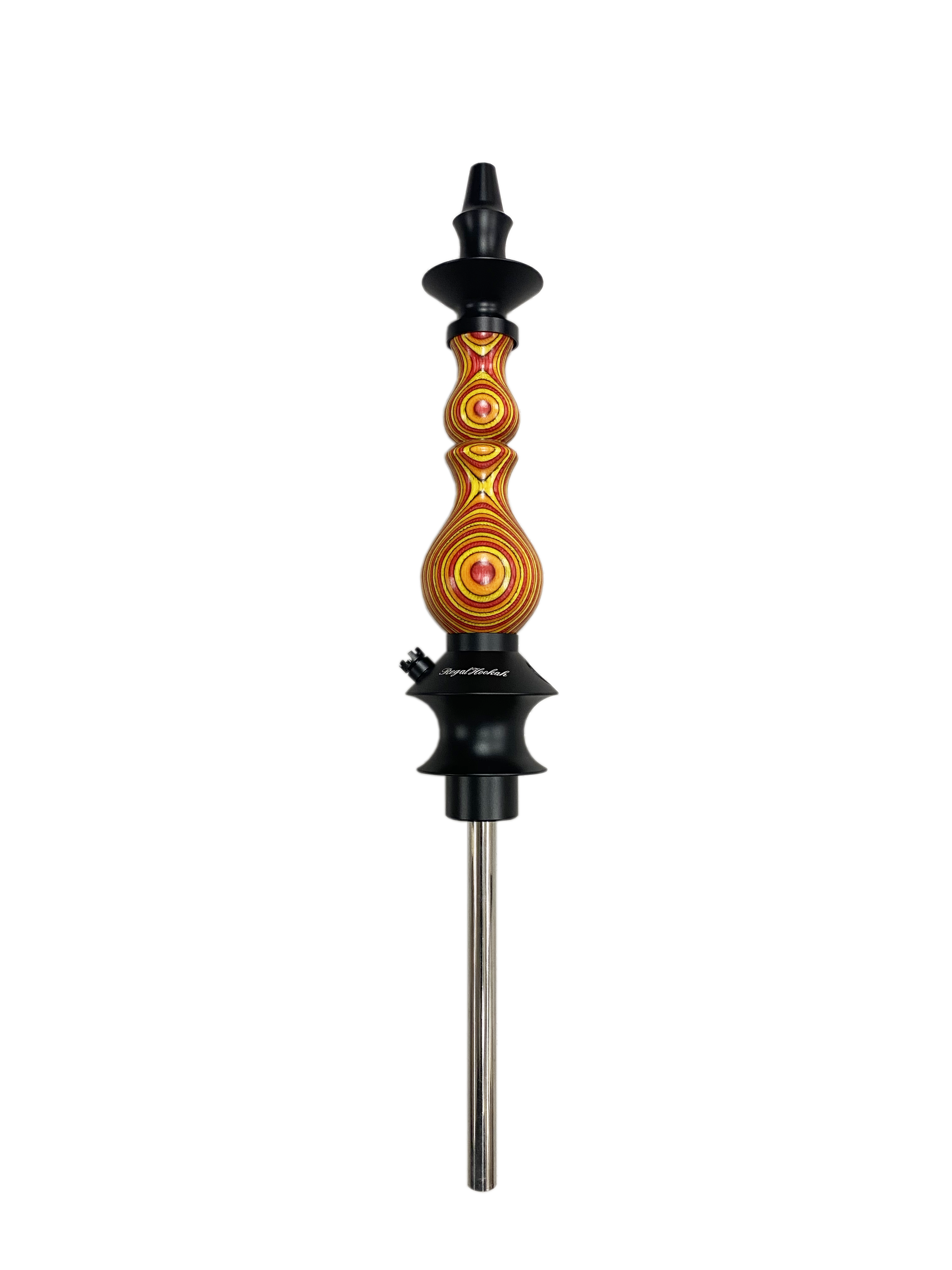 regal-bishop-dymondwood-shisha-orange-mit-holz image 1