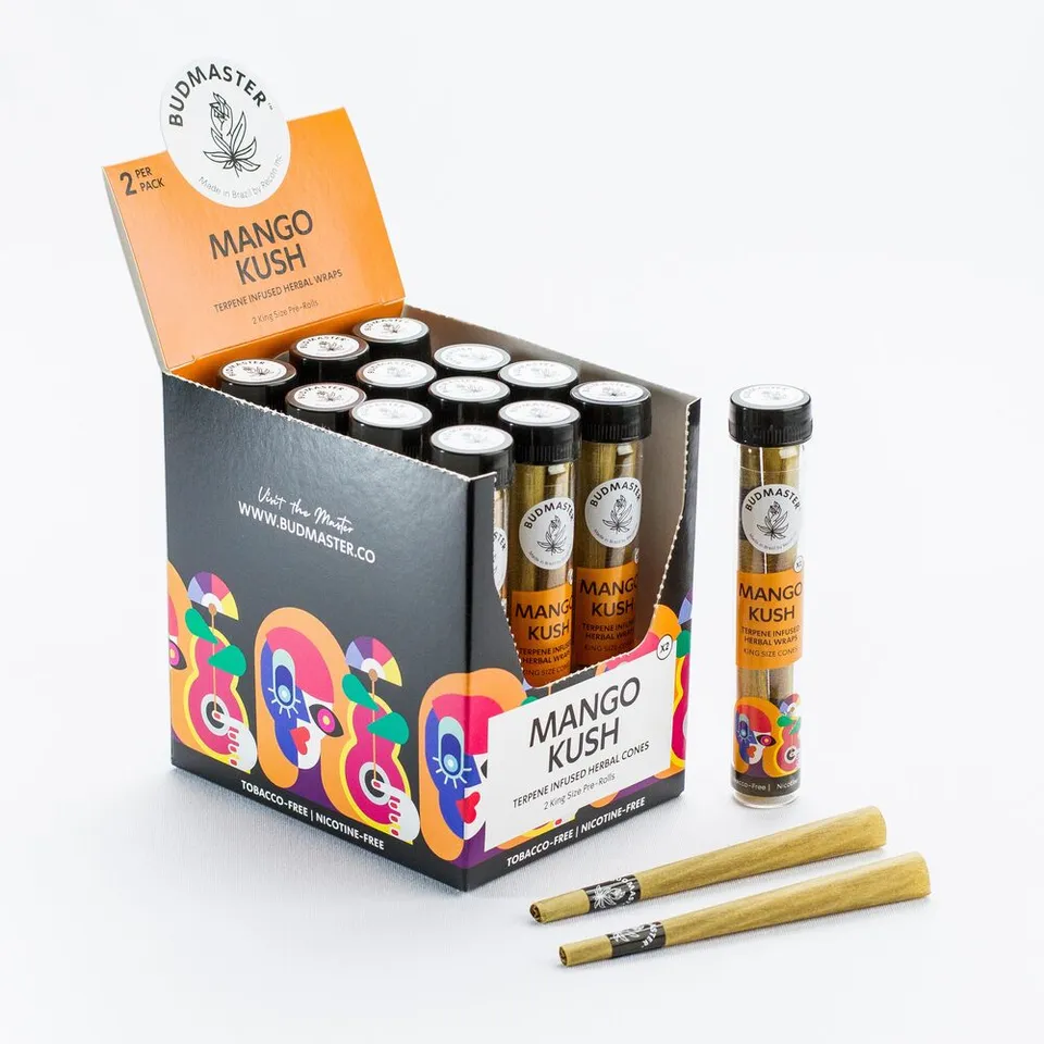budmaster-blunt-cones-mango-kush-cones-12er-box-tabakfrei image 1