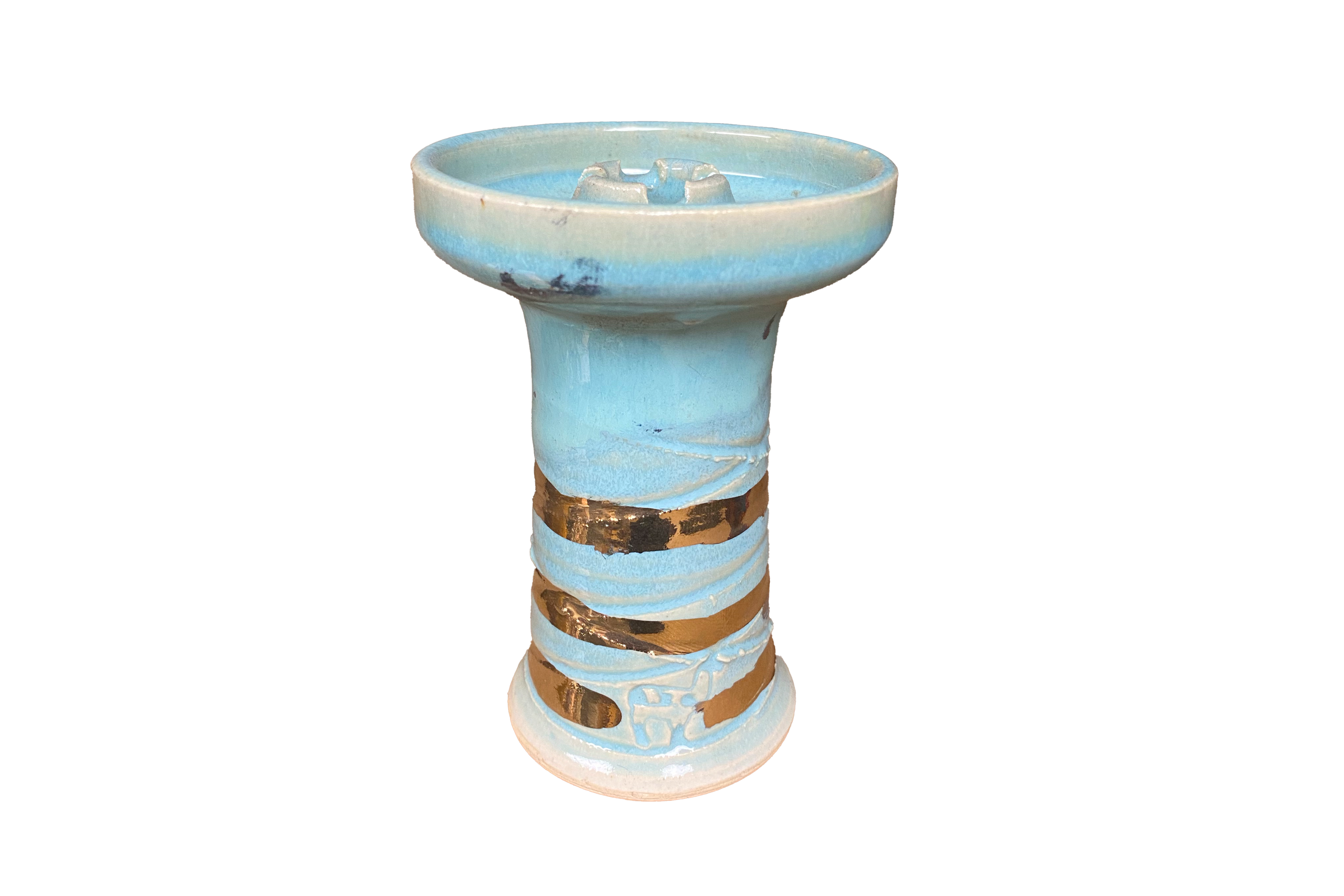 alpaca-rook-old-school-teal-gold-shisha-kopf-20-30-g image 1