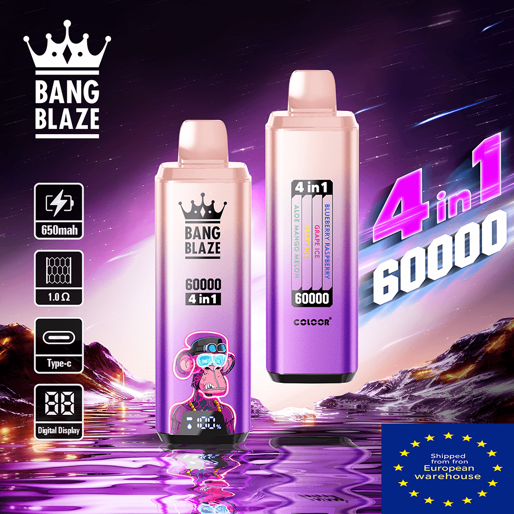 bang-blaze-60k-4in1-einweg-vape-4-aromen-display image 4