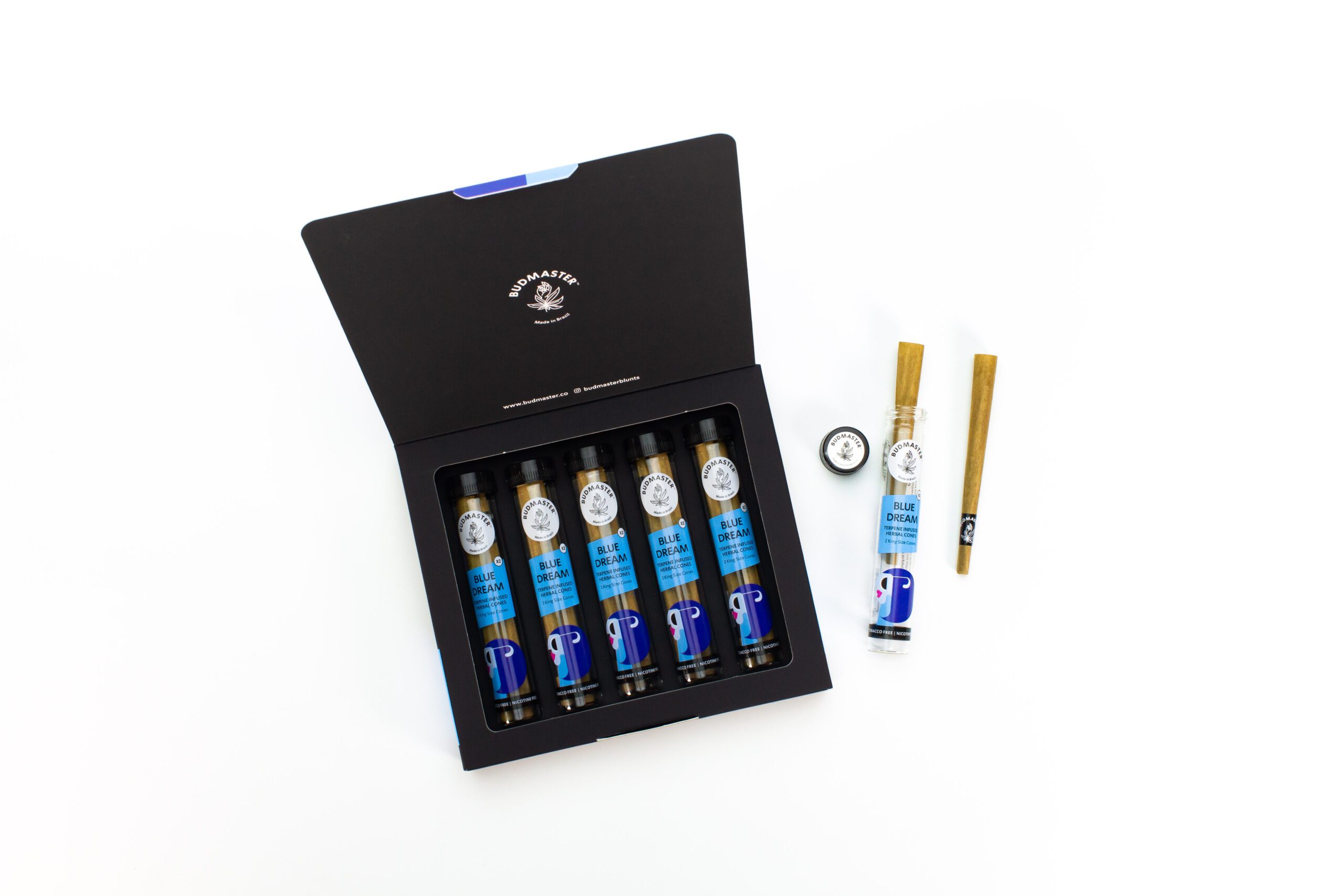 budmaster-blunt-cones-blue-dream-cones-tabakfrei-5er-box image 3