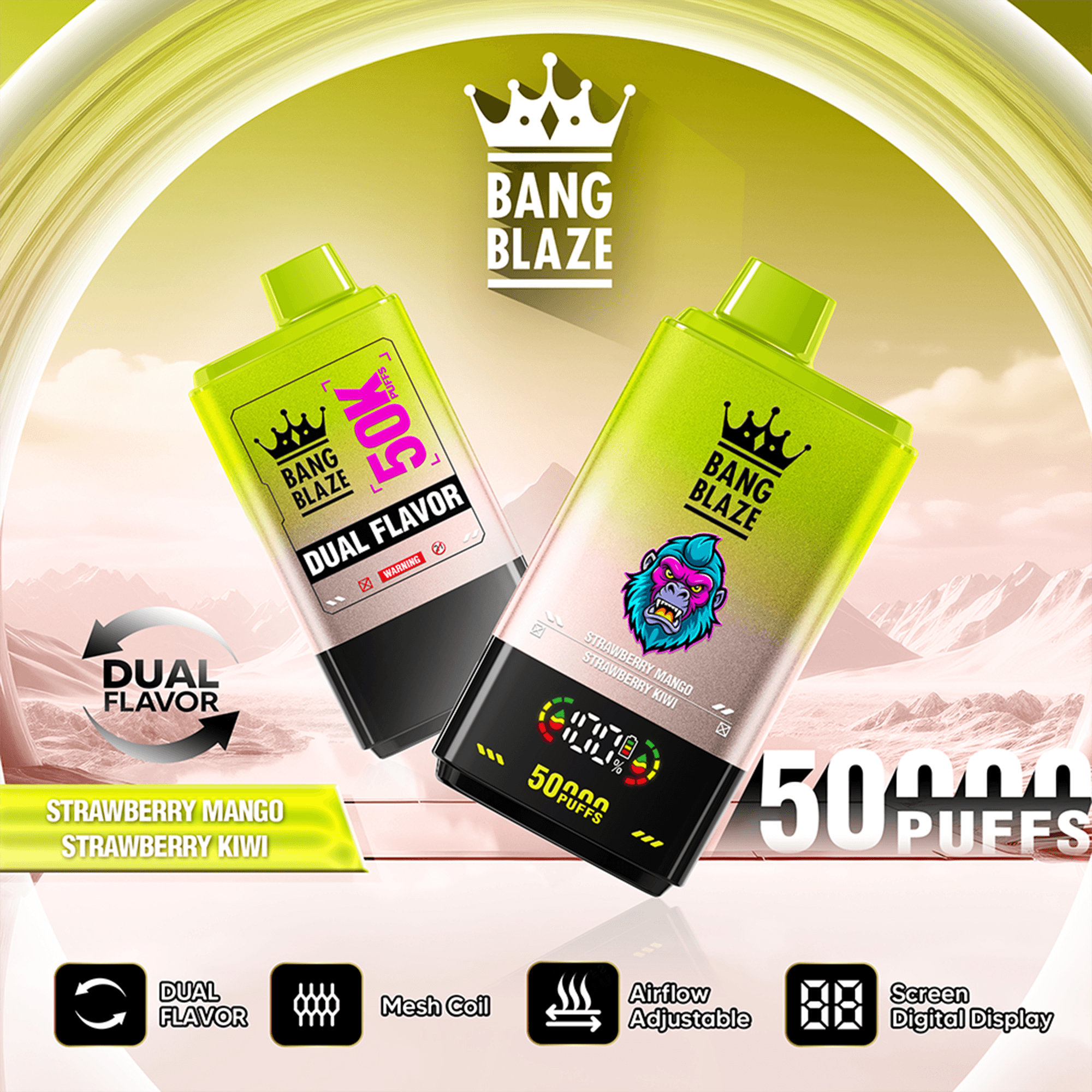 bang-blaze-50k-dual-flavors-einweg-vape-2-in-1-mesh-coil image 8