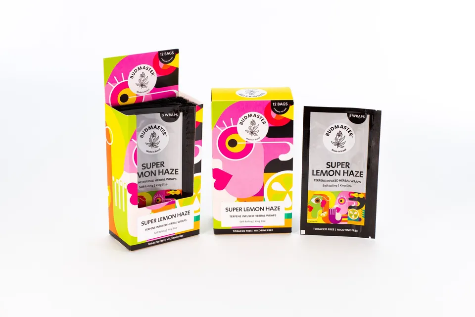 budmaster-blunt-wraps-super-lemon-haze-wraps-12er-pack image 1