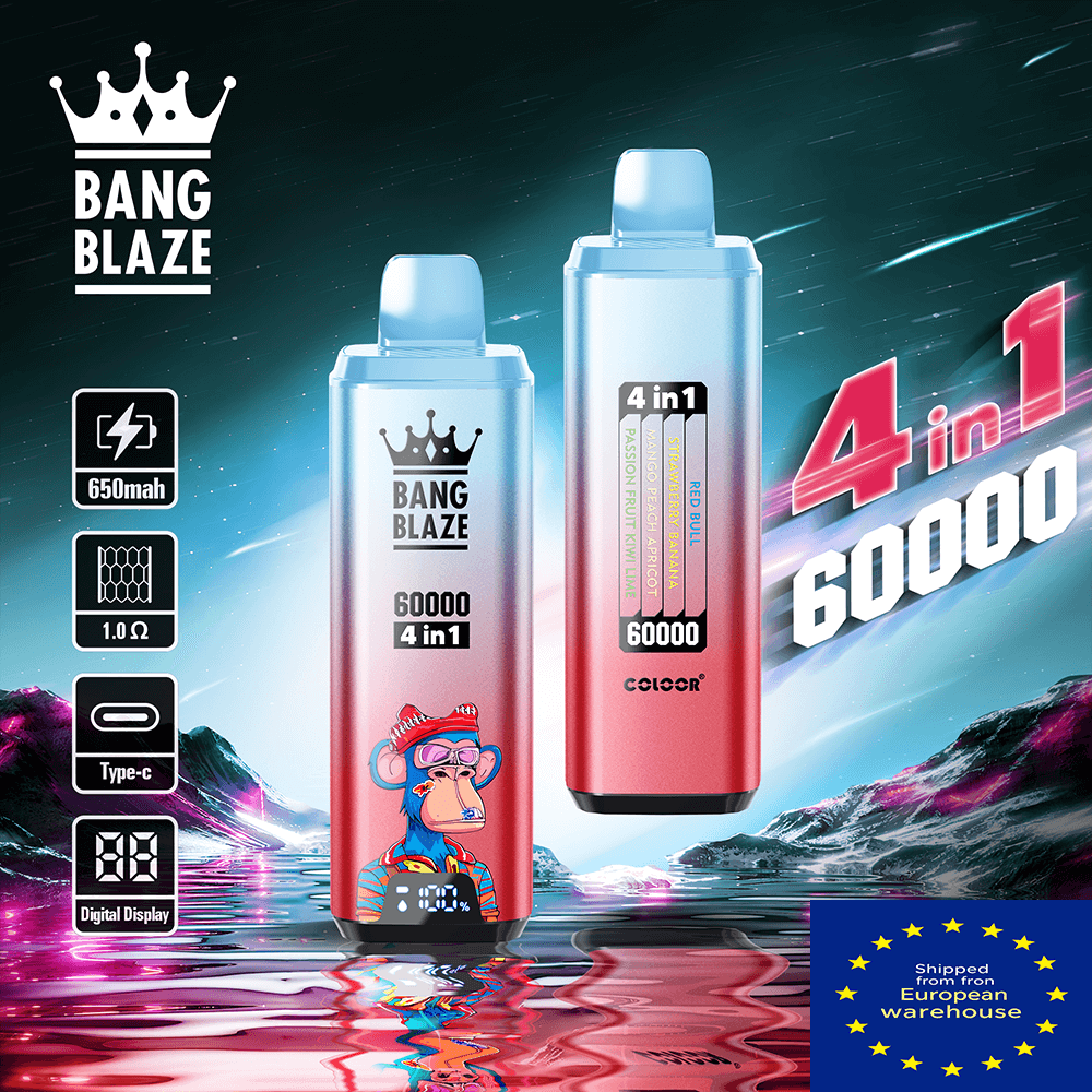bang-blaze-60k-4in1-einweg-vape-4-aromen-display image 7