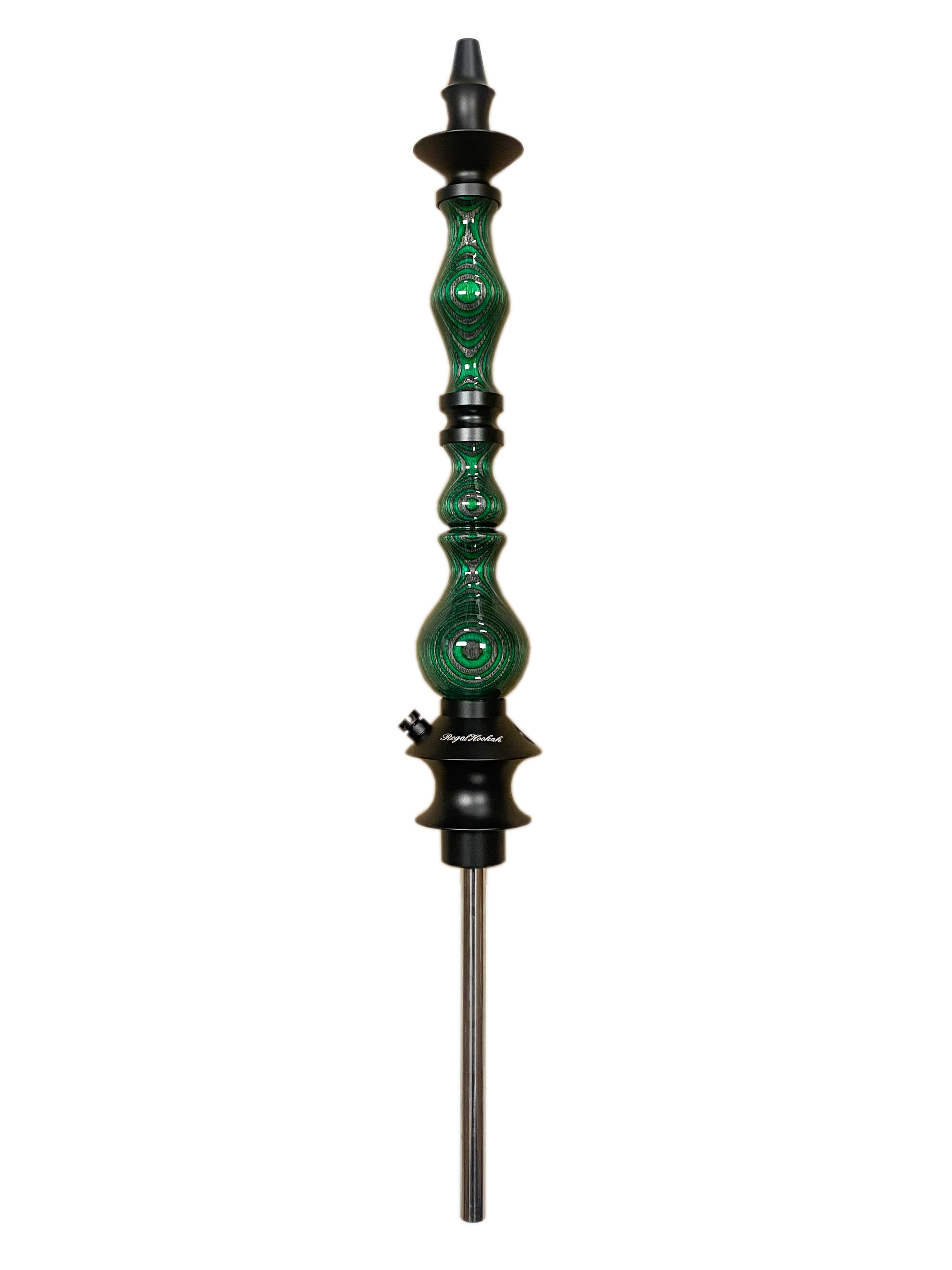 regal-king-dymondwood-green-shisha-edelstahl-holz image 1