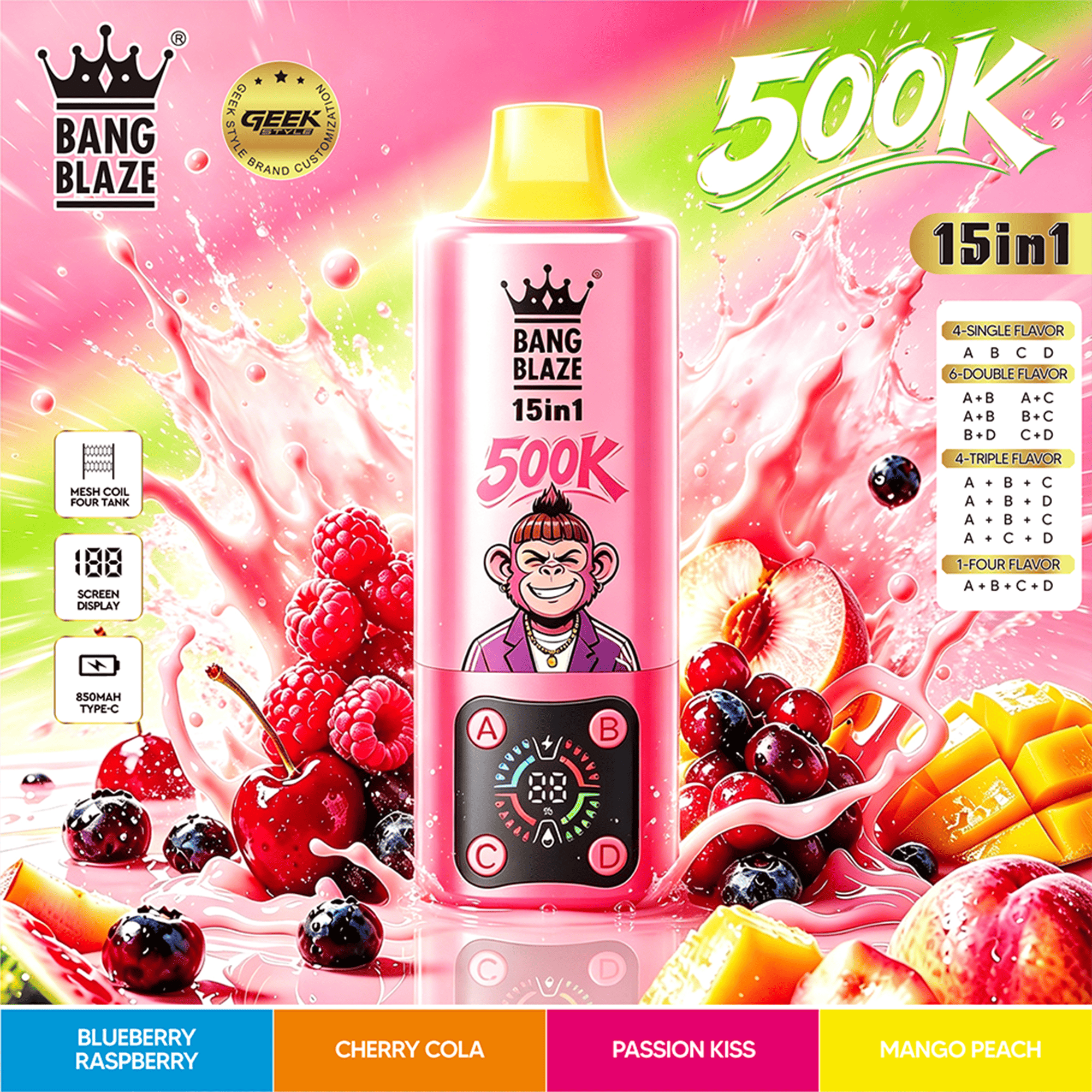 bang-blaze-15-in-1-500k-einweg-vape-15-sorten-mesh-coil image 3