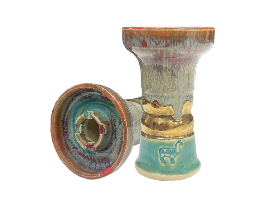 alpaca-mini-rook-18k-gold-bowl-shisha-kopf-klein image 1
