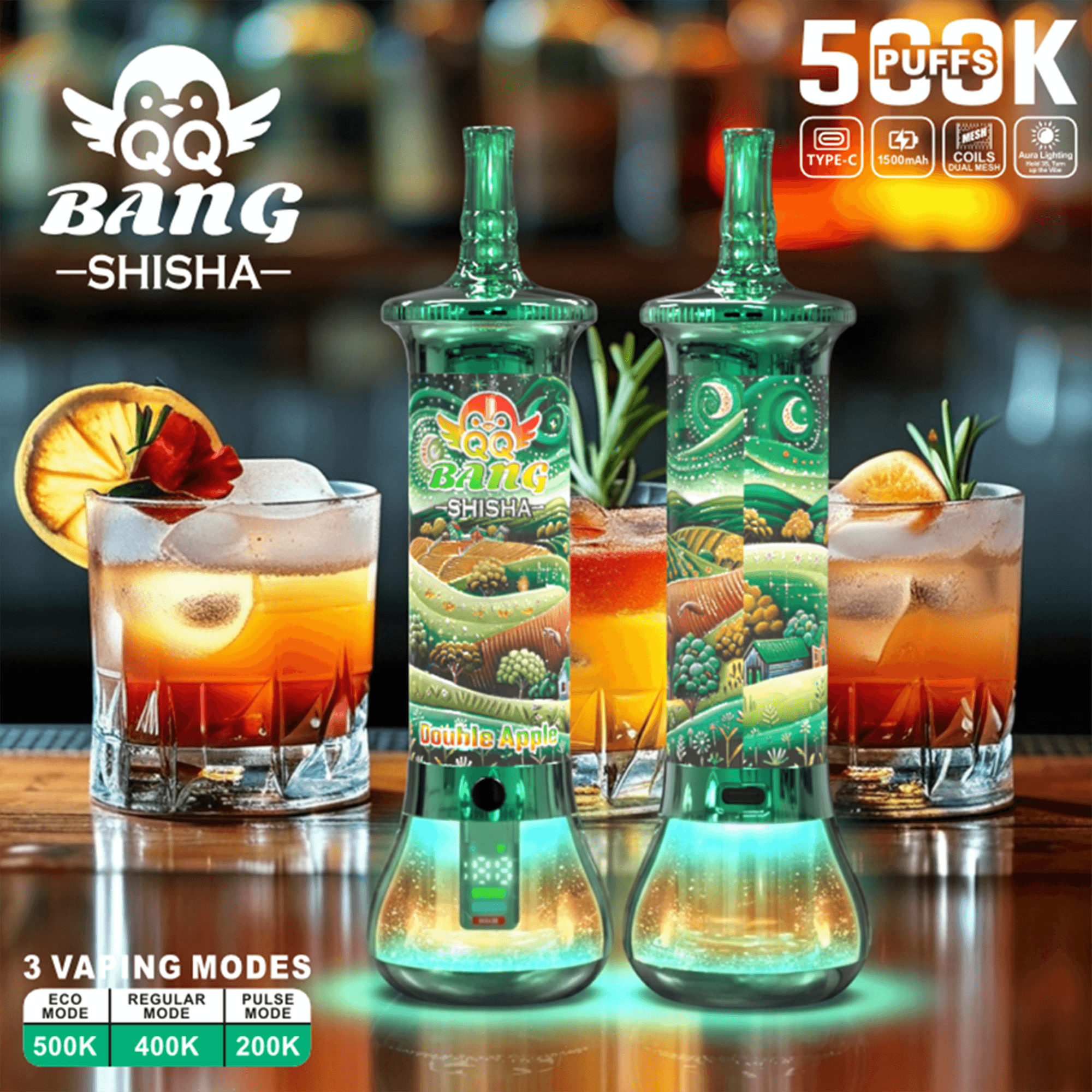 qq-bang-shisha-500k-einweg-vape-dtl-3-modi-mesh image 4