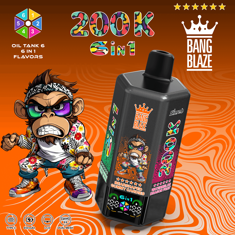 bang-blaze-200k-6-in-1-einweg-vape-200-000-z-ge-display image 6